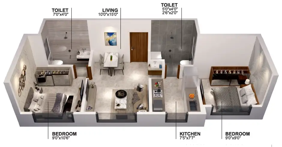 Venus Sky City Dombivli Floor Plans Venus Sky City Dombivli Floor Plans